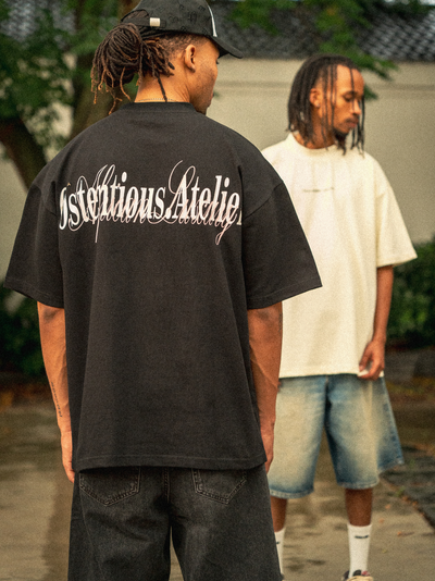 Ostentious Black Logo T-shirt
