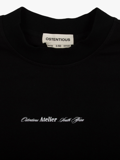 Ostentious Black Logo T-shirt