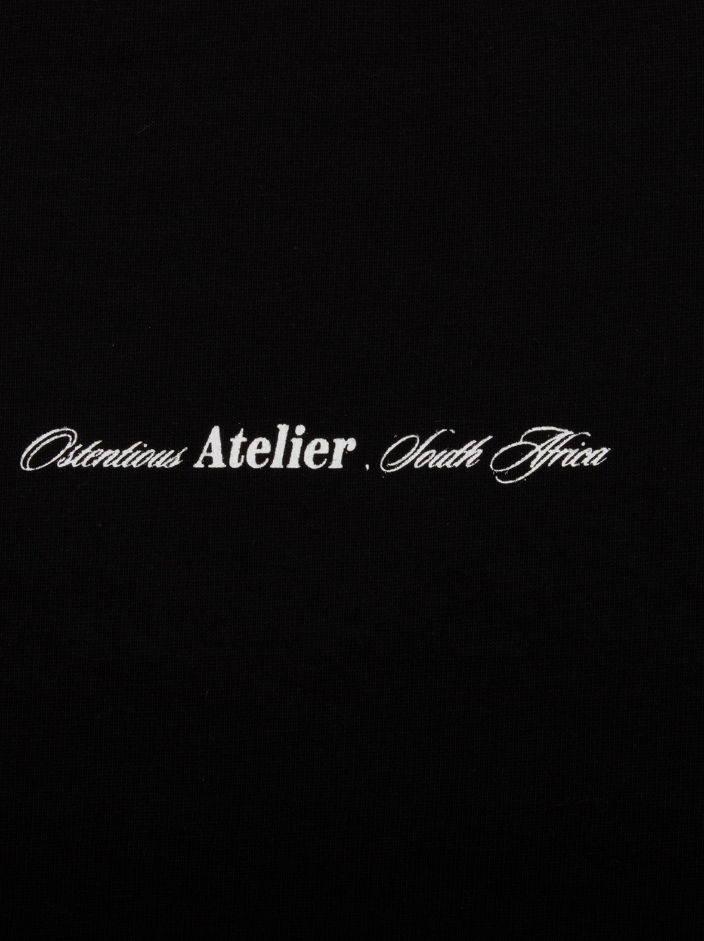 Ostentious Black Logo T-shirt