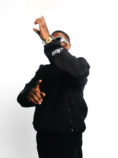 El Patron 2 Piece Black Roadman Tracksuit