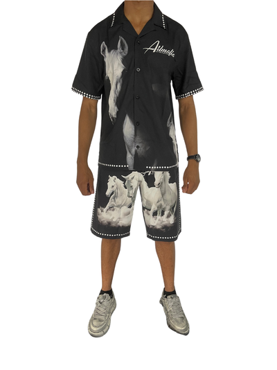 Artmafia Pegasus Black Shorts
