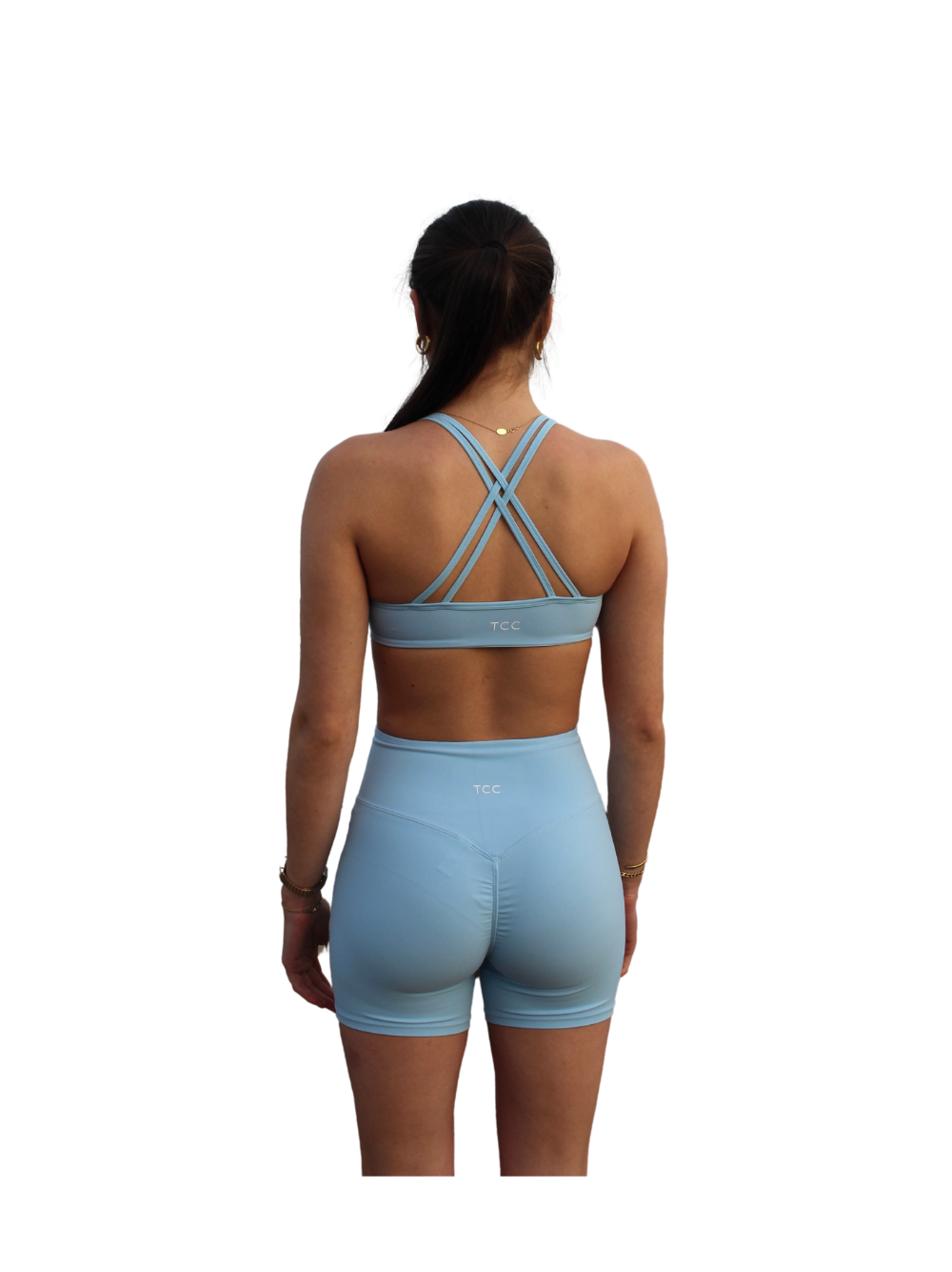 TCC Blue Lexi Crop Shirt