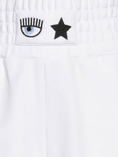Chiara Ferragni Shorts Elastic Logo White