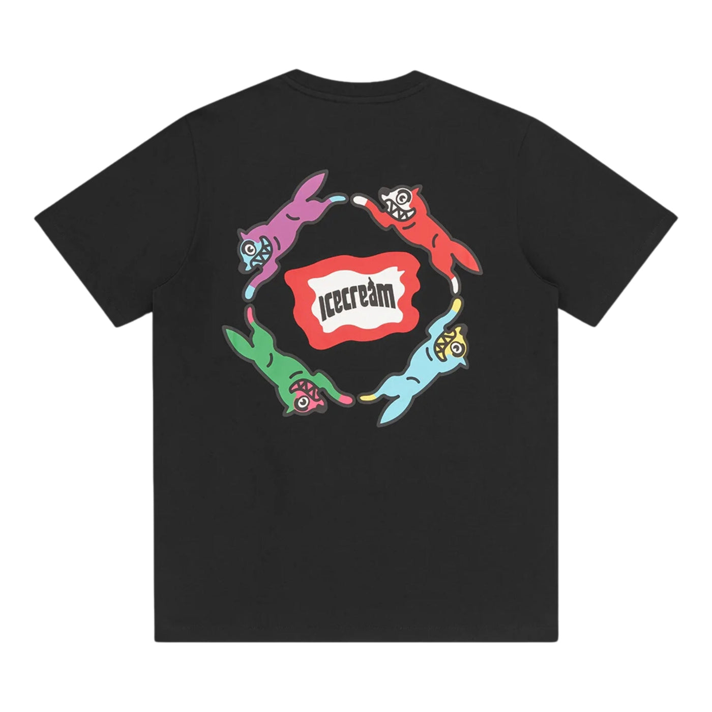 Ice-Cream T-Shirt Roundabout Black