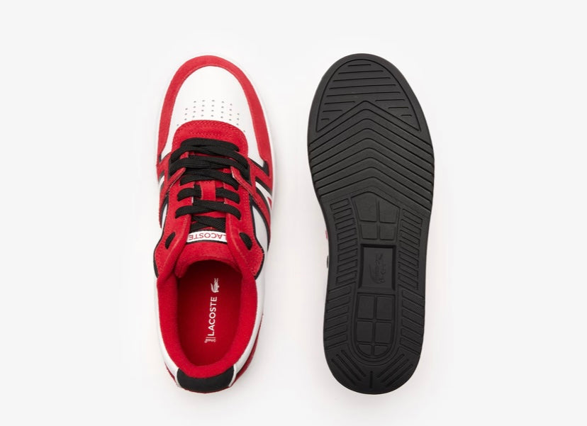 Lacoste Men’s L001 Coated Leather Trainers