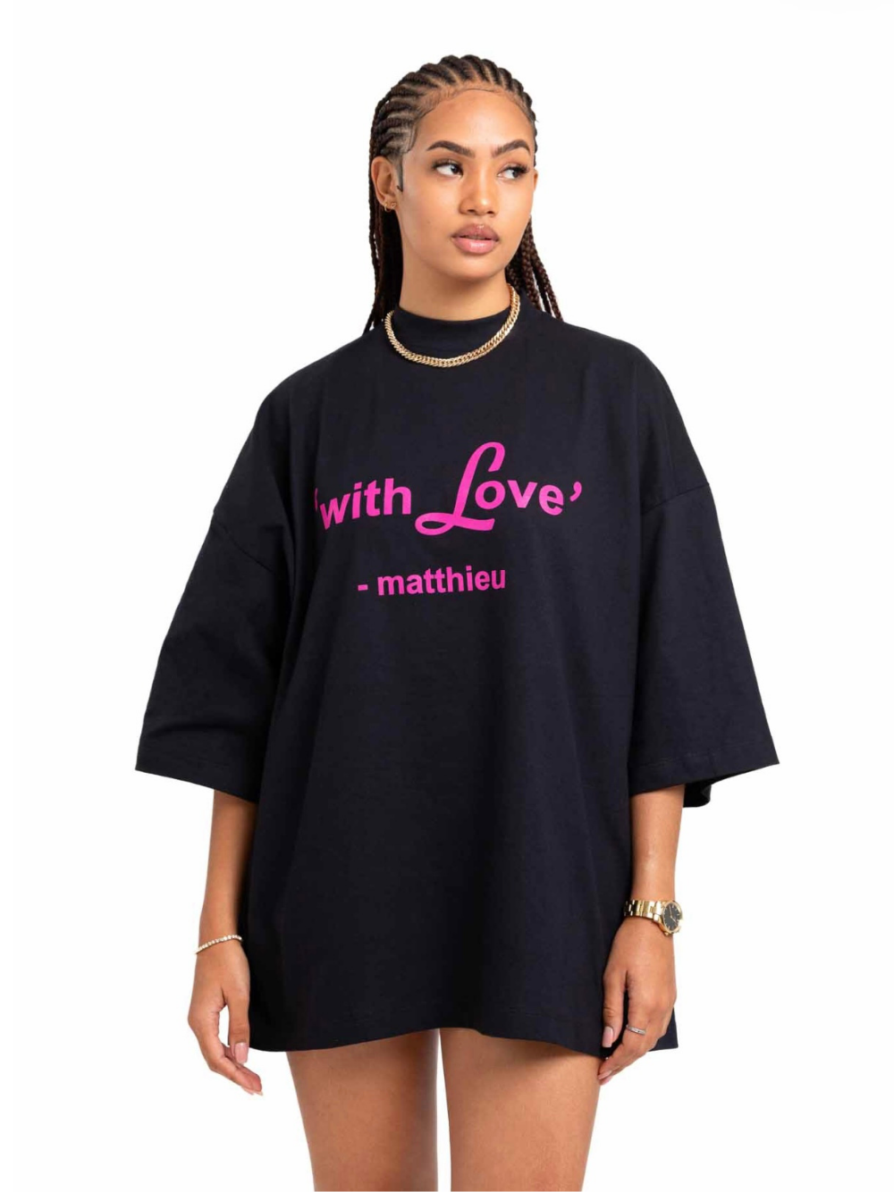Micael Matthews With Love Black T-Shirt