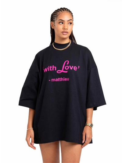 Micael Matthews With Love Black T-Shirt
