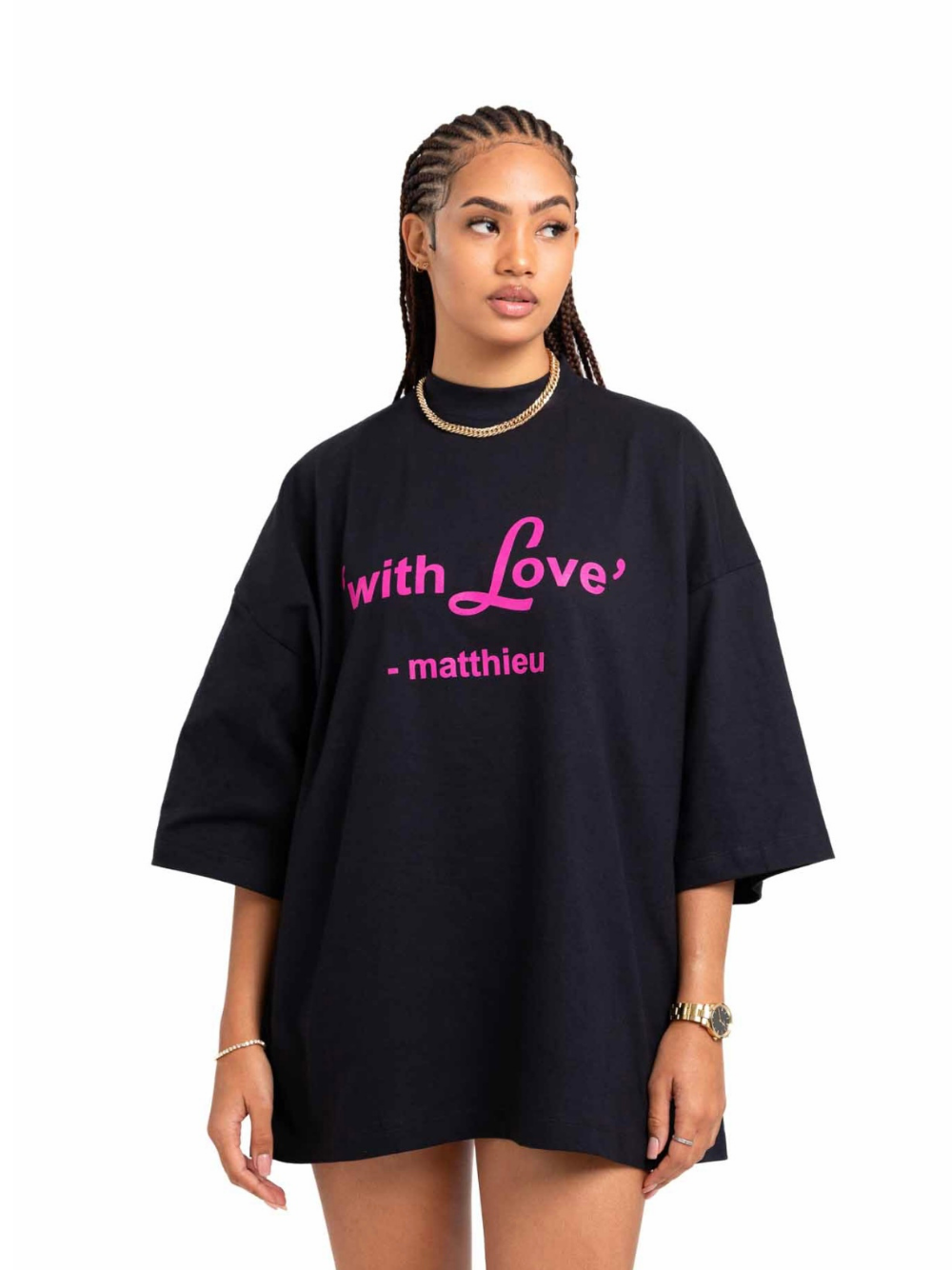 Micael Matthews With Love Black T-Shirt