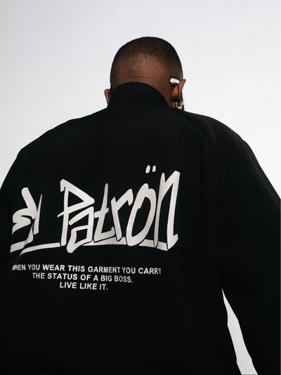 El Patron 2 Piece Black Roadman Tracksuit