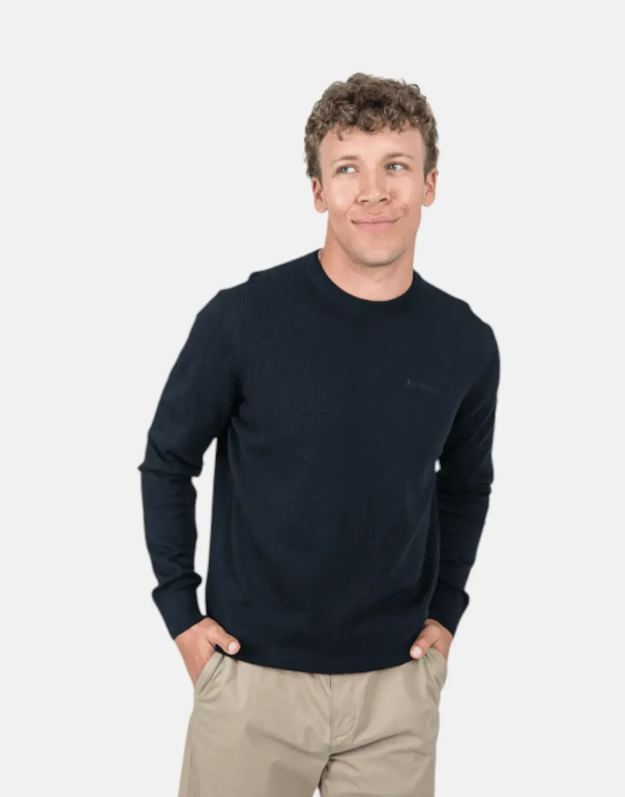 Ben Sherman Crew Neck Black Knitwear