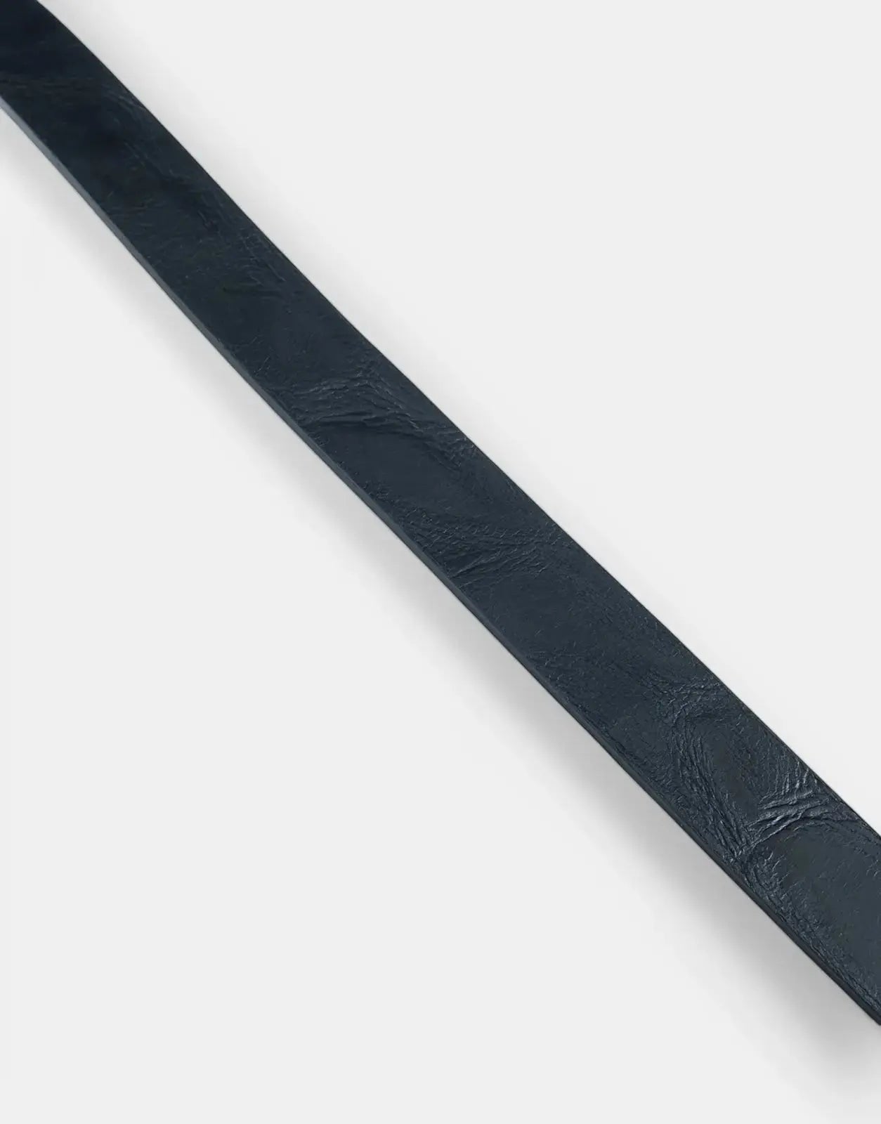 Ben Sherman Distressed Leather Target Buckle Black Belt