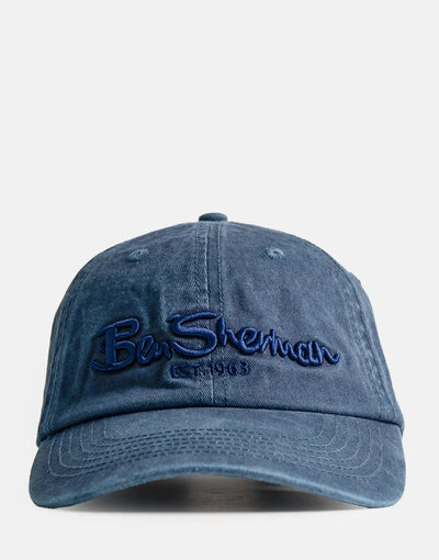 Ben Sherman Faded Blue Logo Cap