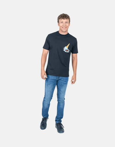Ben Sherman Ice Cream Splat Black T-Shirt