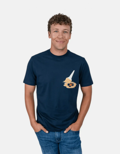 Ben Sherman Ice Cream Splat Navy T-Shirt