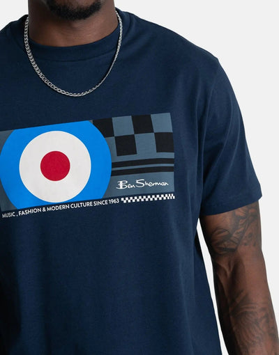 Ben Sherman Knock Out Navy T-Shirt