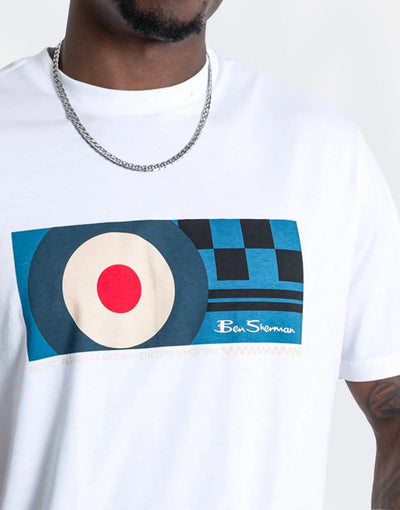 Ben Sherman Knock Out White T-Shirt