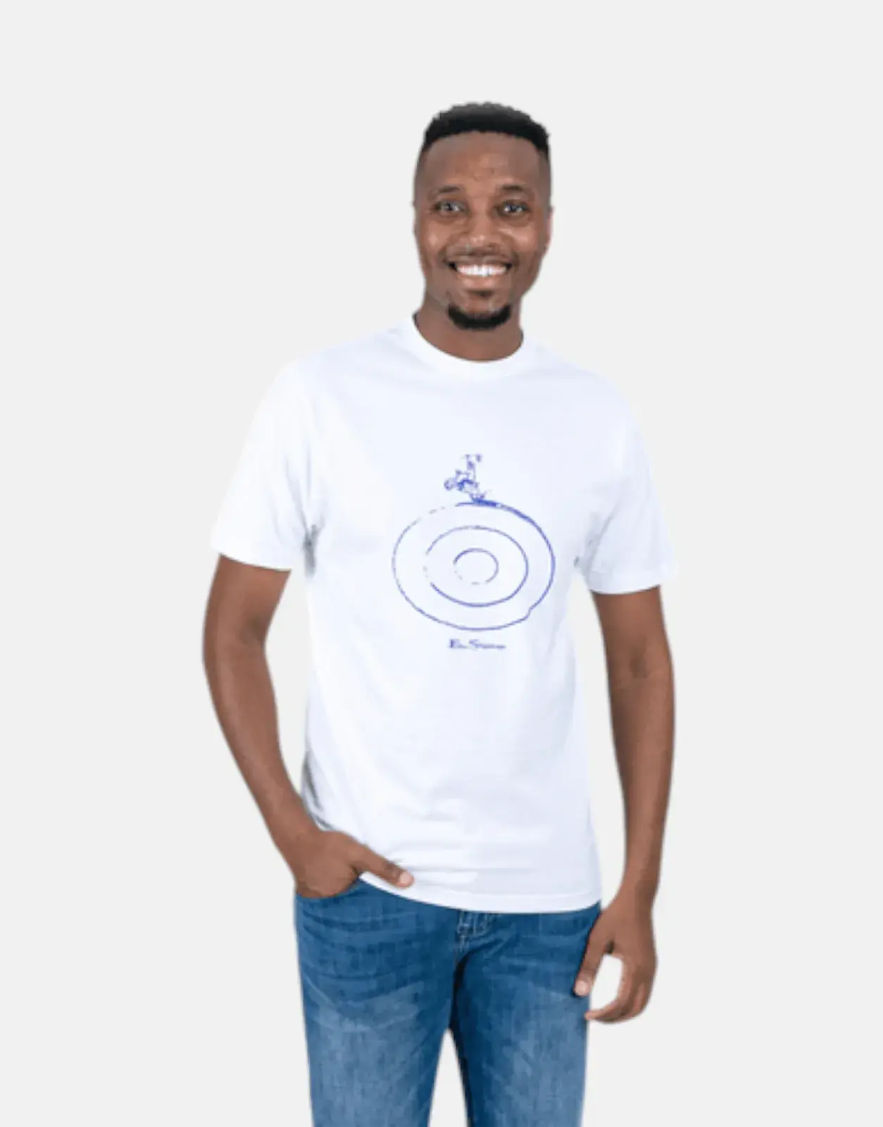 Ben Sherman Rascal Rider White T-Shirt