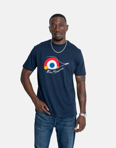 Ben Sherman Sneaky Target Navy T-Shirt