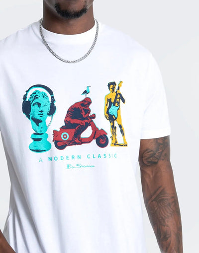 Ben Sherman Statue White T-Shirt