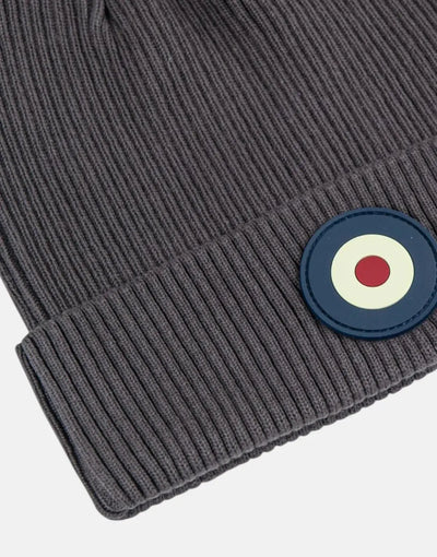 Ben Sherman Targy Rib Charcoal Beanie