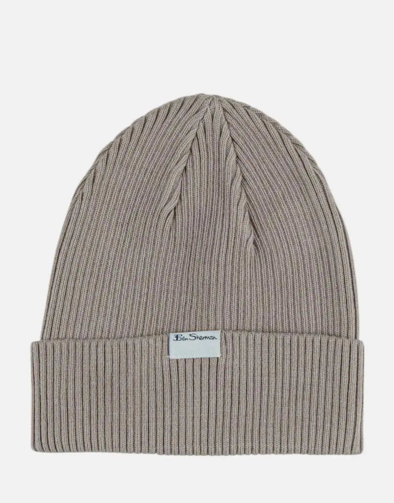 Ben Sherman Targy Rib Grey Beanie
