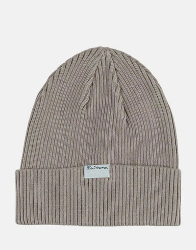 Ben Sherman Targy Rib Grey Beanie