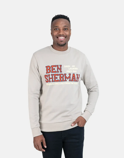 Ben Sherman The Wanderers Grey Sweatshirt
