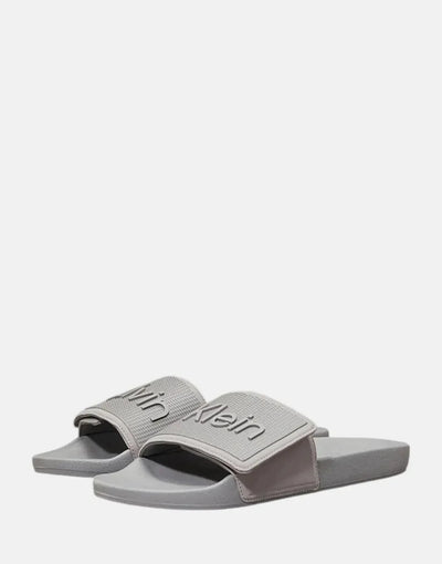 Calvin Klein Adj Grey Pool Slide