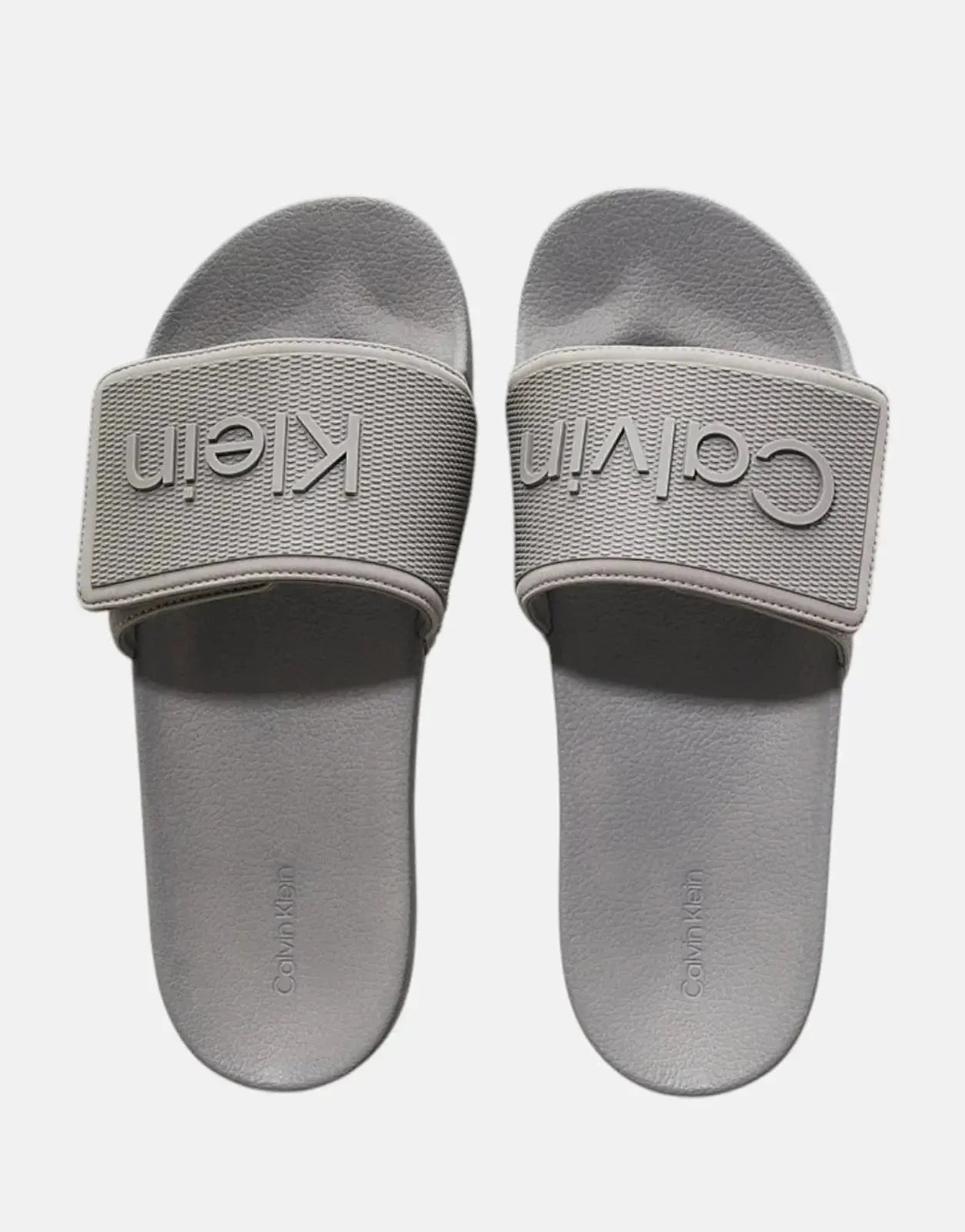 Calvin Klein Adj Grey Pool Slide