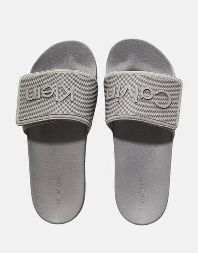 Calvin Klein Adj Grey Pool Slide