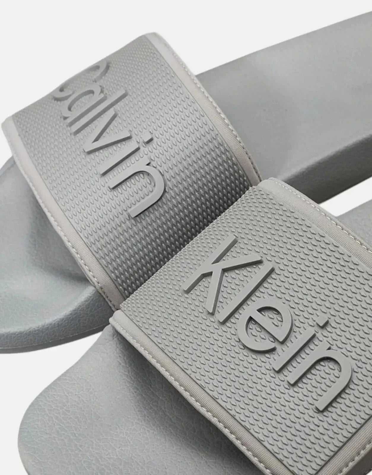 Calvin Klein Adj Grey Pool Slide