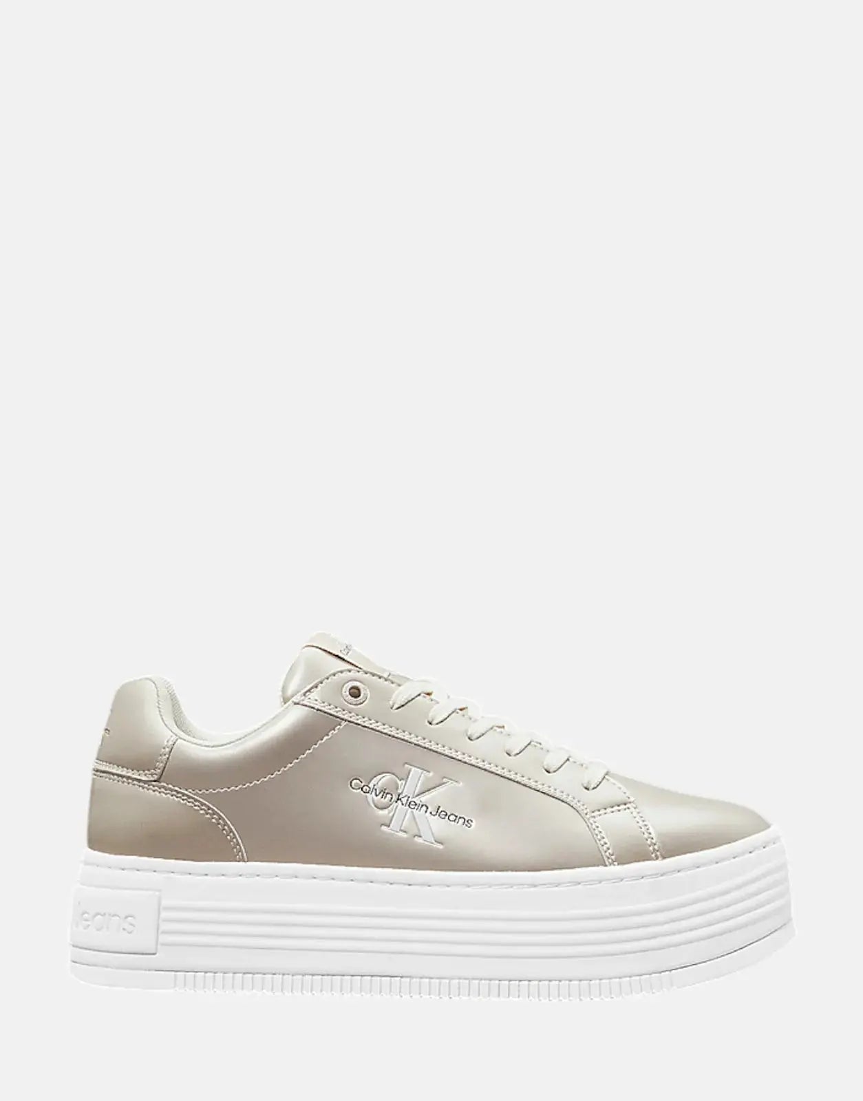 Calvin Klein Bold Platform Low Lace Off-White Sneakers