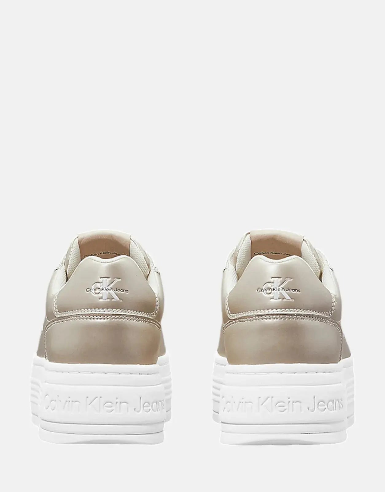 Calvin Klein Bold Platform Low Lace Off-White Sneakers