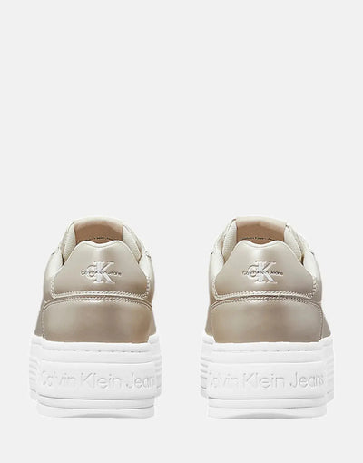Calvin Klein Bold Platform Low Lace Off-White Sneakers