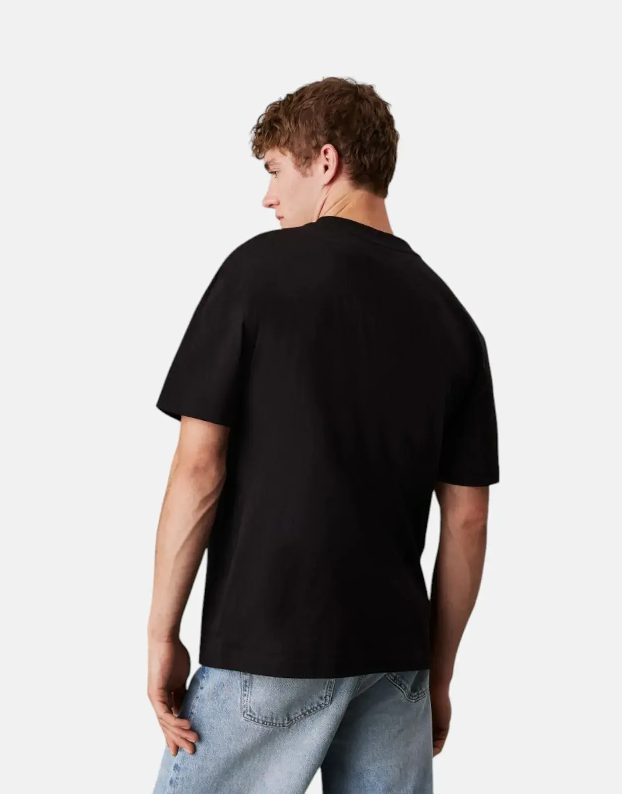 Calvin Klein Bristle Monologo Black T-Shirt