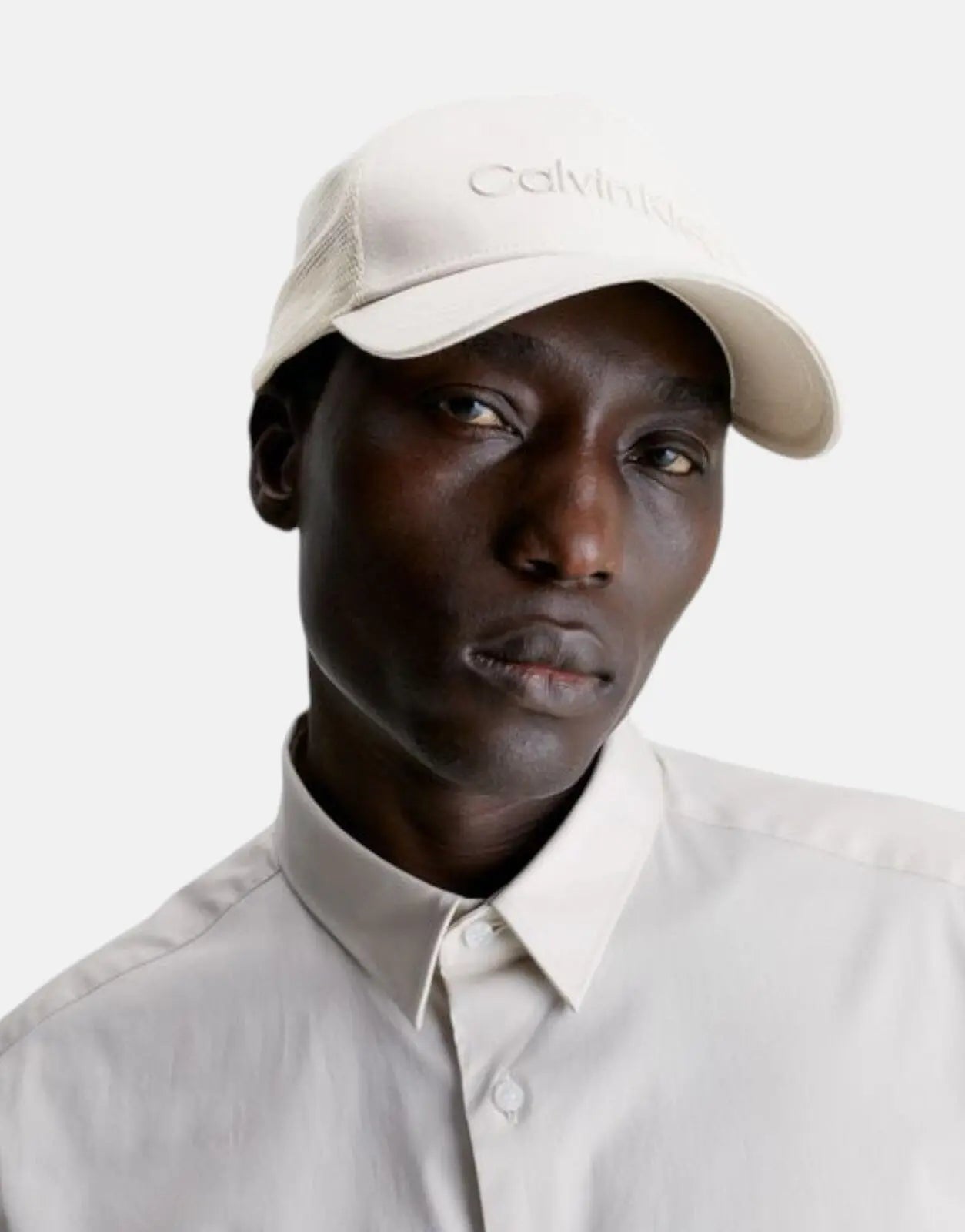 Calvin Klein Embroidery Trucker Stone Cap