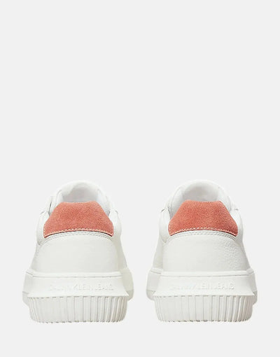 Calvin Klein Low Laceup Cupsole White Sneakers