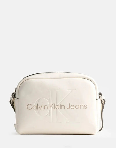 Calvin Klein Sculpted Camera Bag White