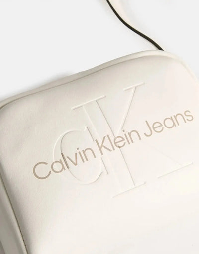 Calvin Klein Sculpted Camera Bag White