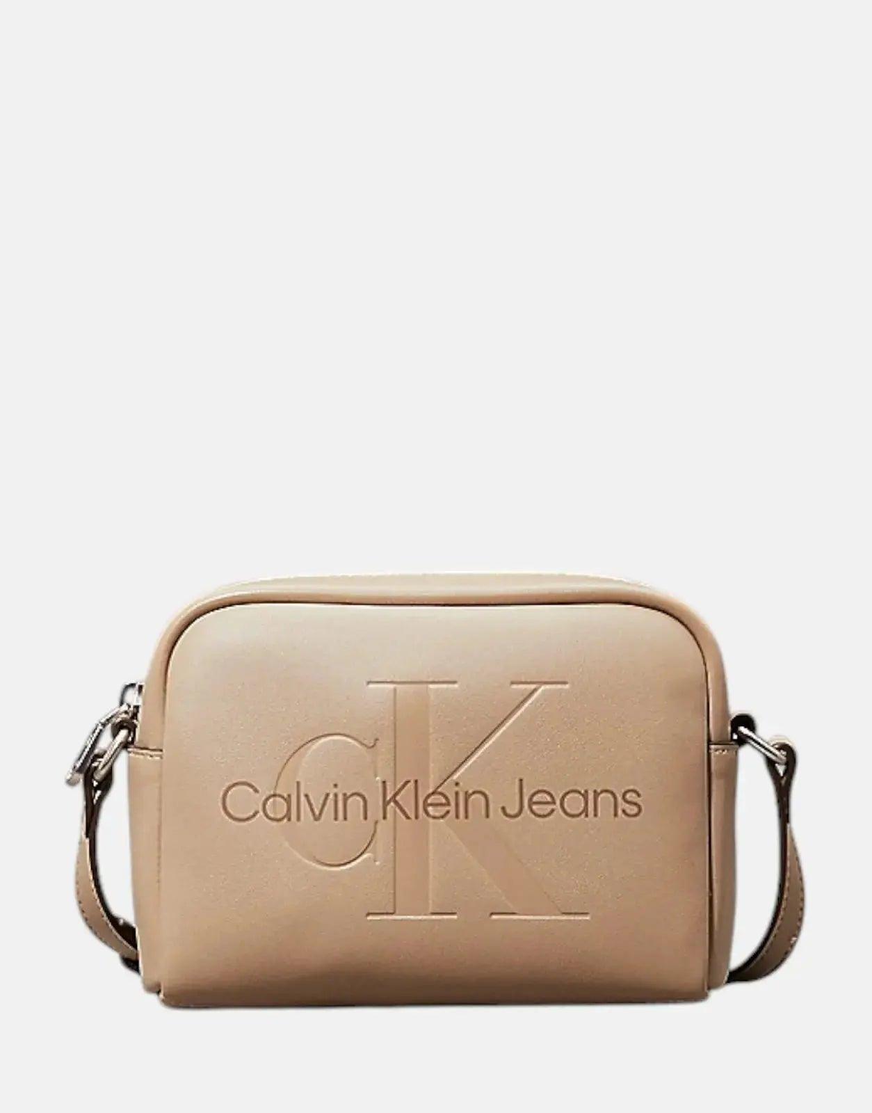 Calvin Klein Sculpted Camera Beige Bag