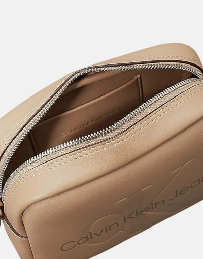 Calvin Klein Sculpted Camera Beige Bag
