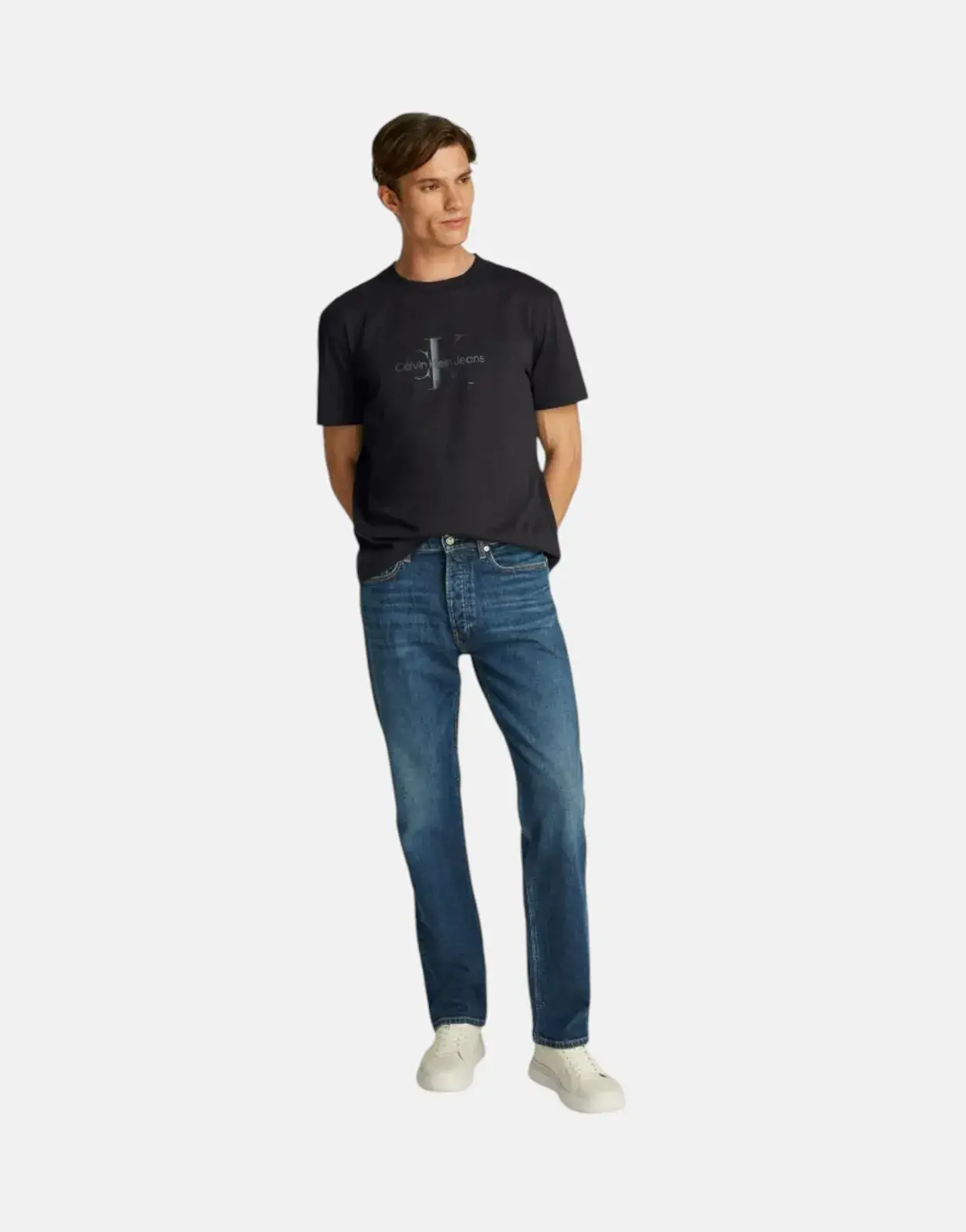 Calvin Klein Skiny Monologo Black T-Shirt