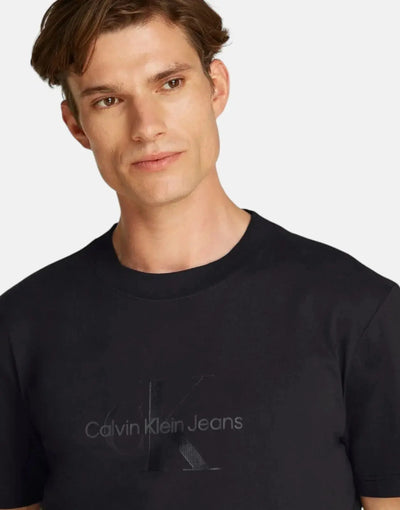 Calvin Klein Skiny Monologo Black T-Shirt