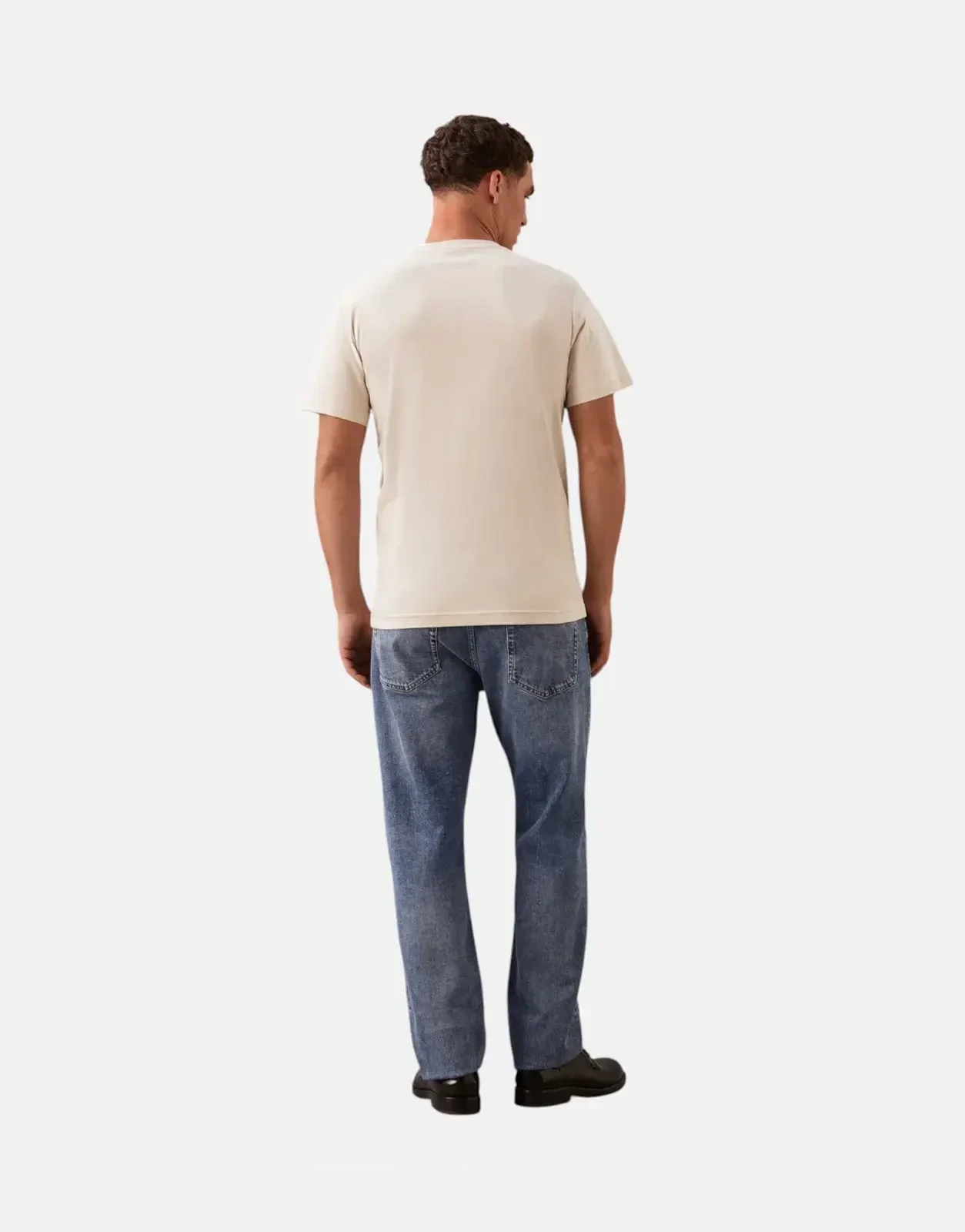 Calvin Klein Small CK Box Beige T-Shirt