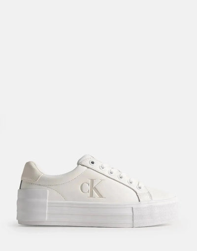 Calvin Klein Vulc Flatform Low White Sneakers