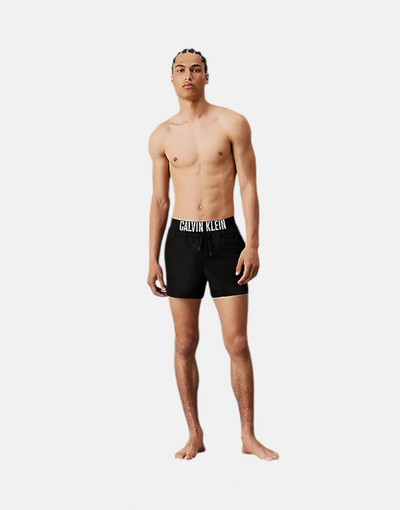 Calvin Klein Waistband Black Swim Shorts