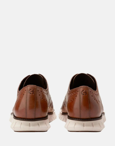 Cole Haan Zerogrand Remastered Wingtip Oxfords British Tan/Ivory