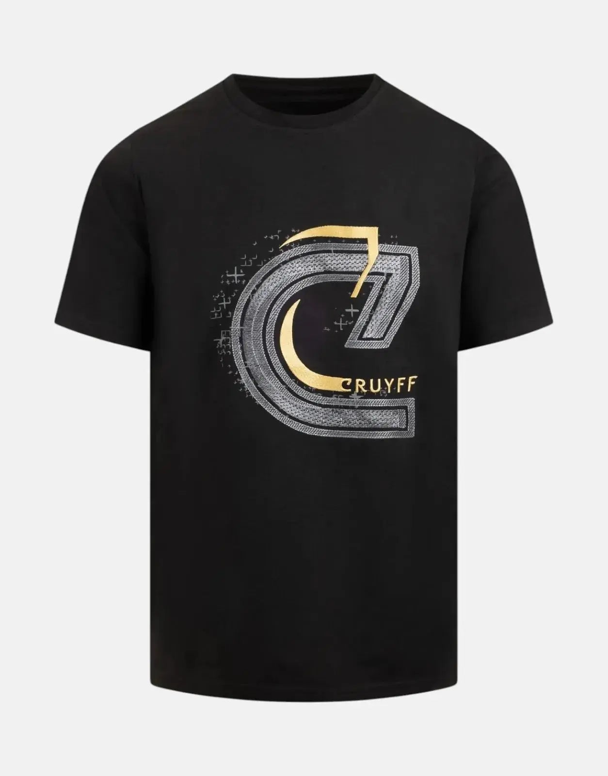 Cruyff C-Logo Black/Gold T-Shirt