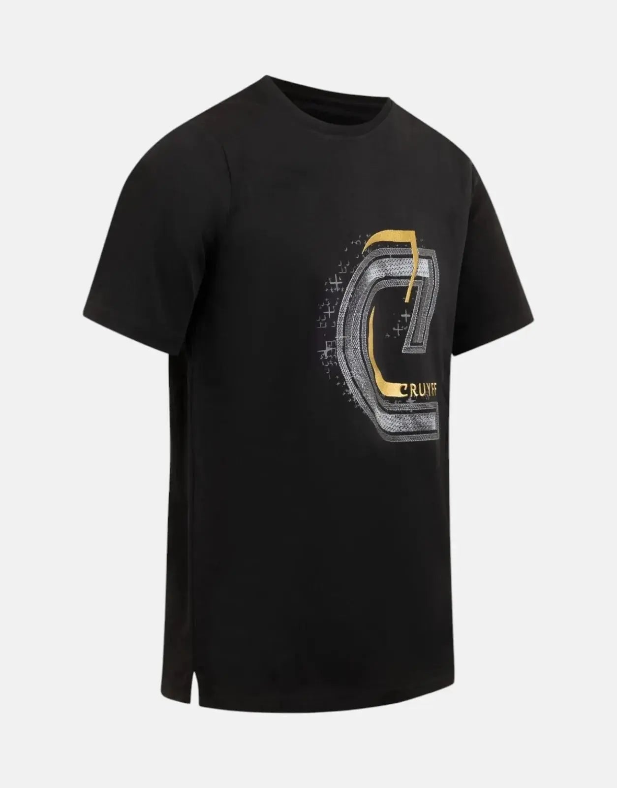 Cruyff C-Logo Black/Gold T-Shirt