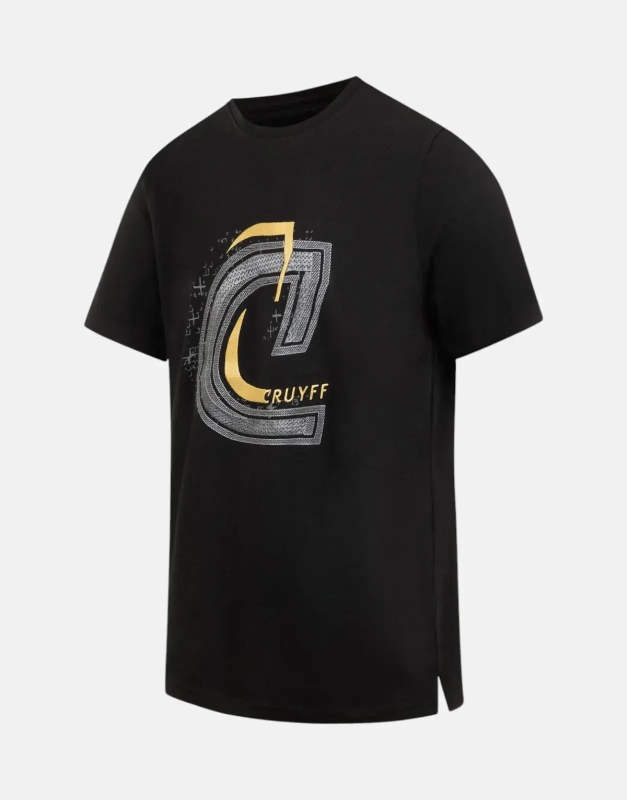 Cruyff C-Logo Black/Gold T-Shirt